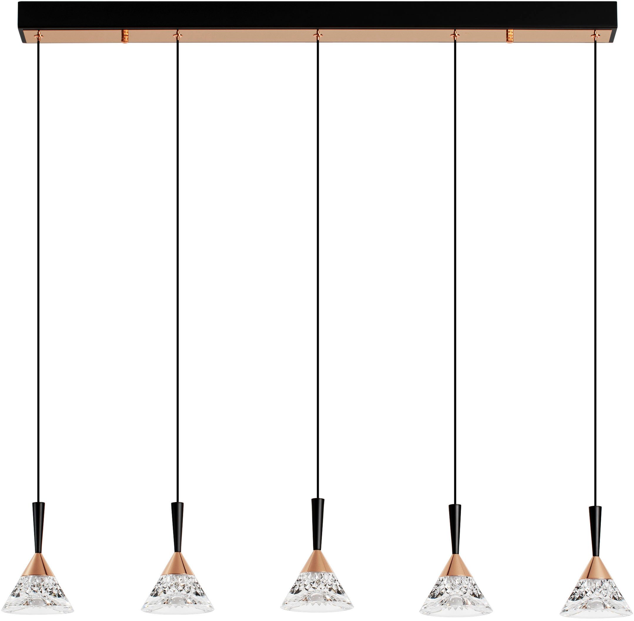 Nova Luce Pendelleuchte PALUZ, Warmweiß