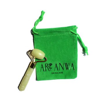 ARI ANWA Skincare Massageroller Mini Gesichtsroller - Rosenquarz, Jade oder Amethyst