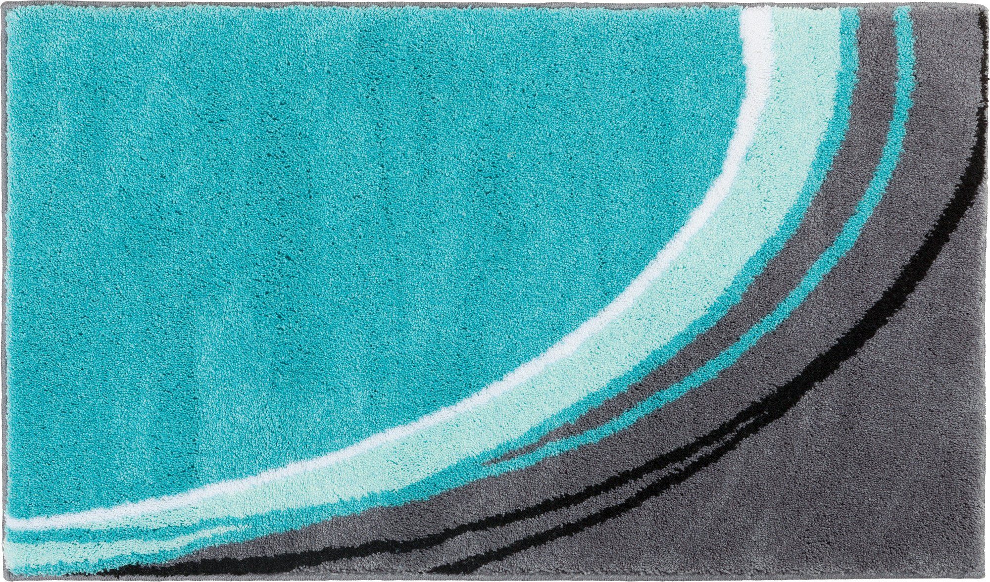 Erwin Müller Badematte Badematte "Mykonos", Höhe 20 mm, eckig, Grafik/gemustert