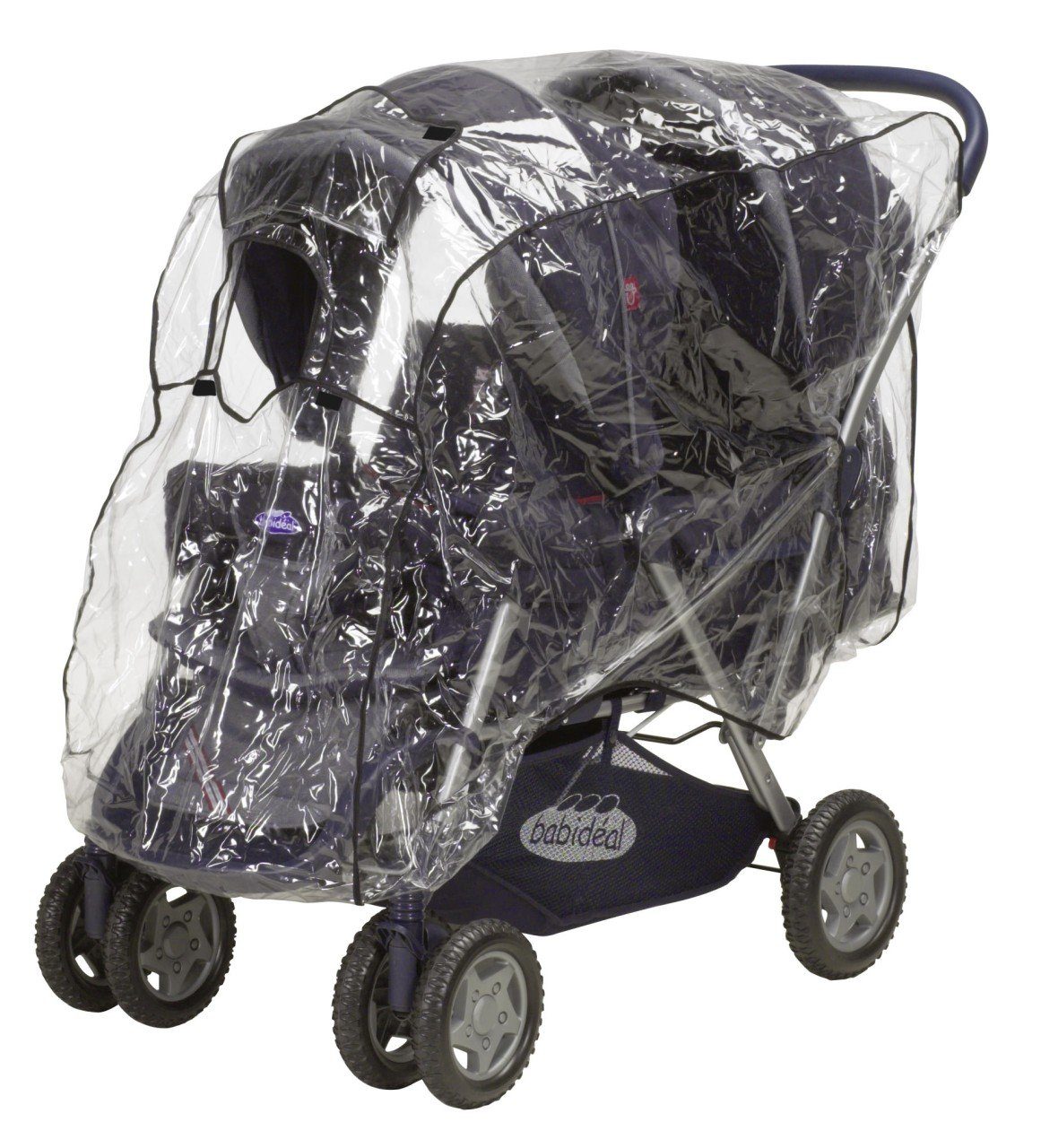 Kinderwagen-Regenschutzhülle Universal-Regen-Verdeck für Geschwisterwagen