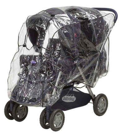 Playshoes Kinderwagen-Regenschutzhülle Universal-Regen-Verdeck für Geschwisterwagen
