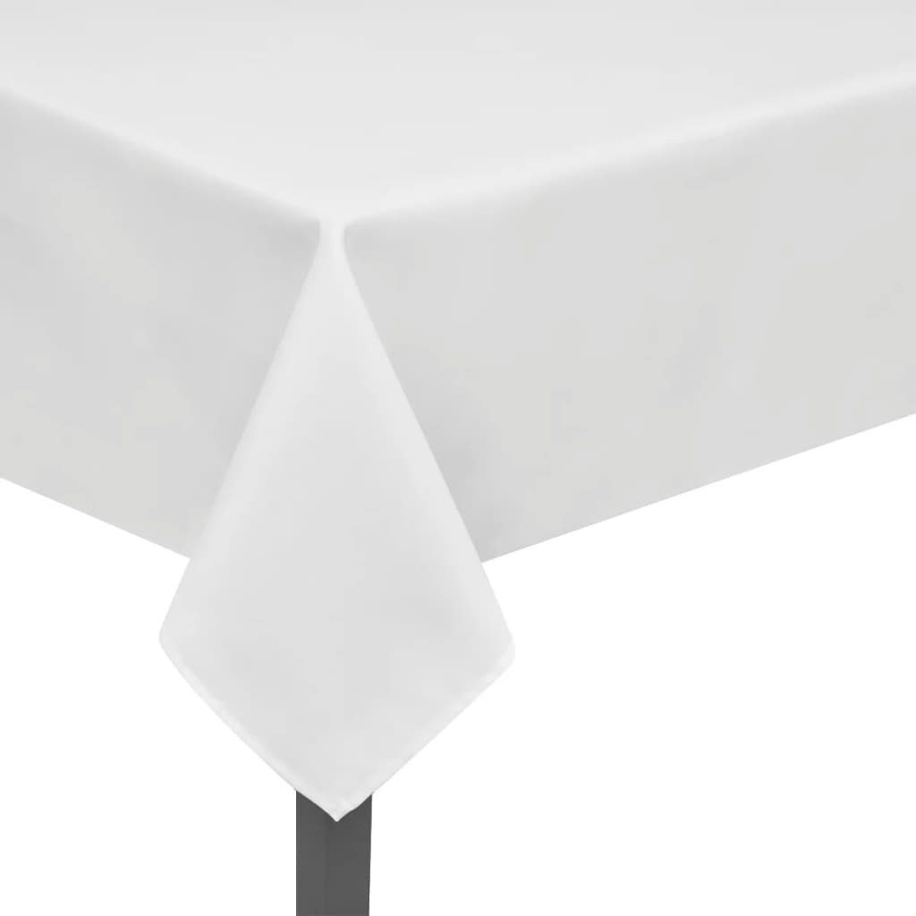 Weiß Hussen-Set 100 100 5 x furnicato cm, Tischdecken