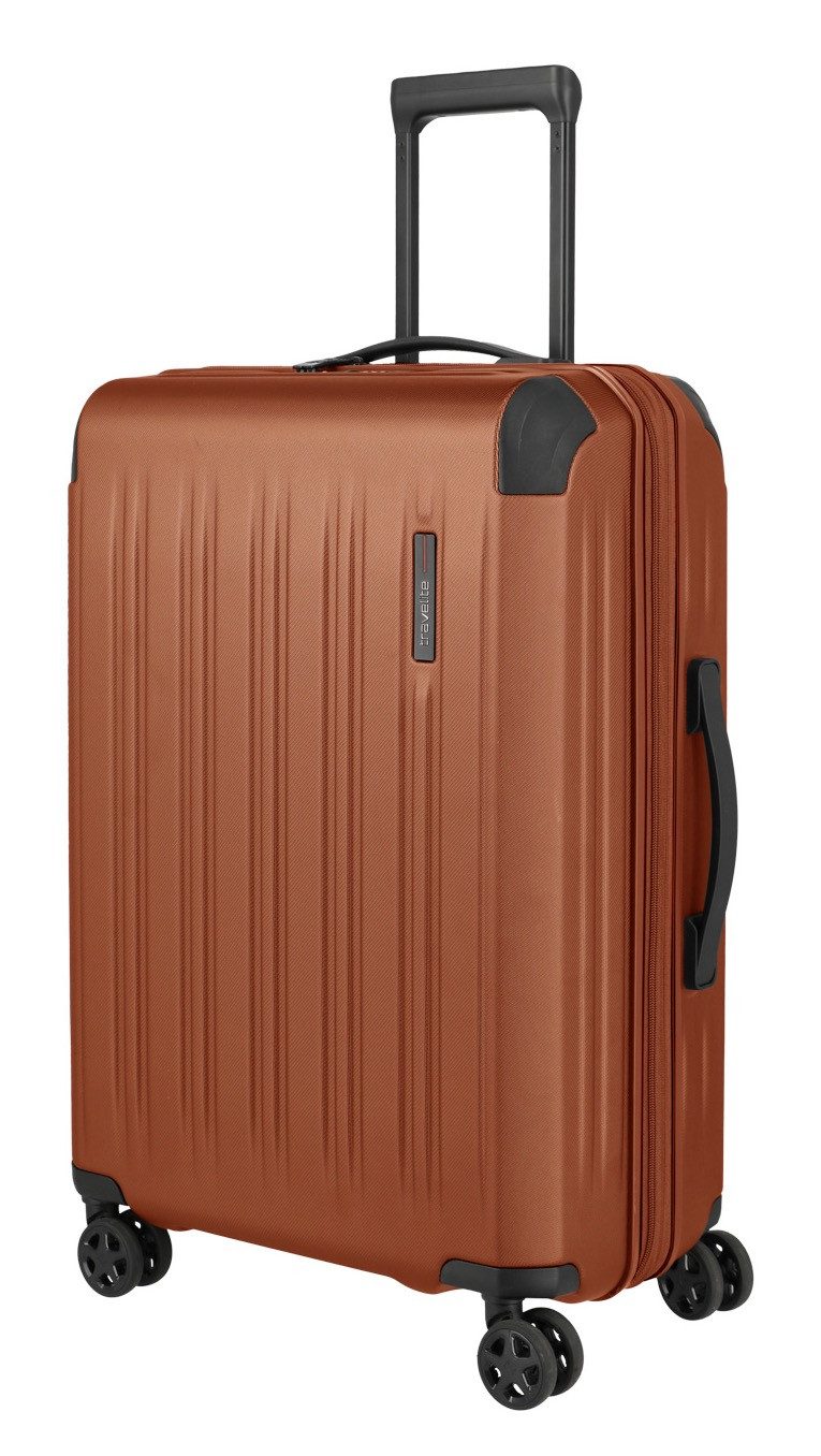 travelite Hartschalen-Trolley DYNAMIIC Reisekoffer Hartschale, 4 Rollen, ABS-Hartschale und Volumenerweiterung