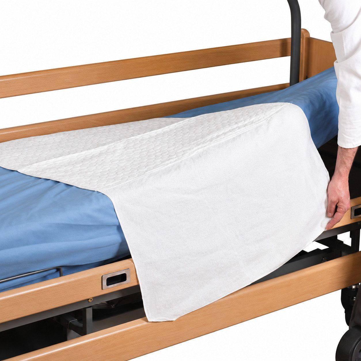DocMed Bett Protect Bettschutzeinlage (hautfreundliches Material), Erhöhtes Saugvolumen – Bild 2 von 5