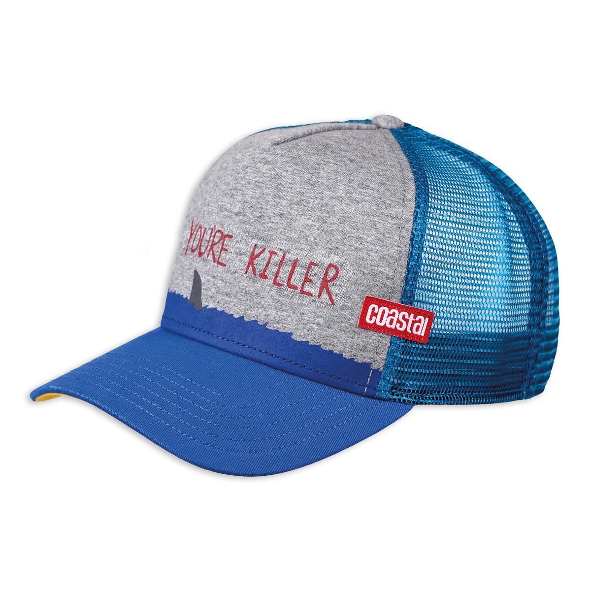 Trucker Cap Coastal Trucker Cap HFT Killer Dude Heather Grey/Petrol/Blue