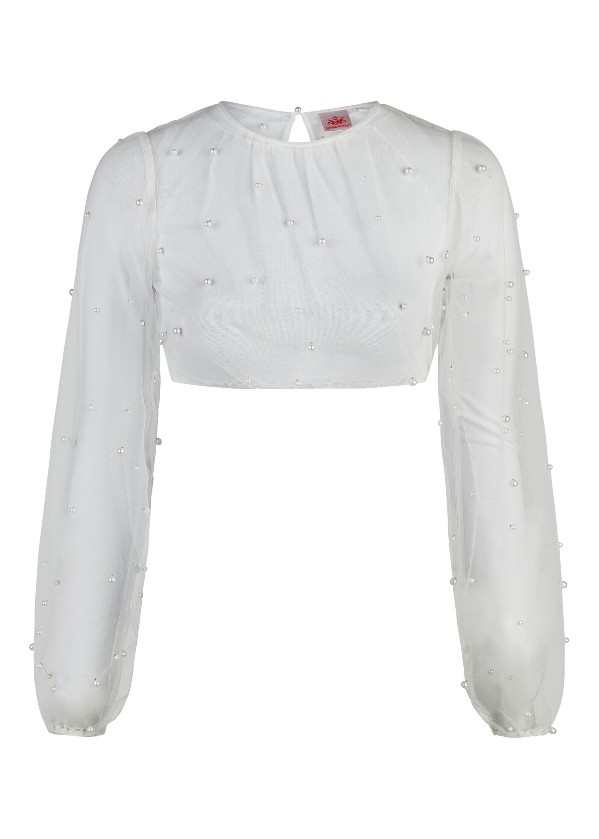 Spieth & Wensky Dirndlbluse Gils (1-tlg) aus feinem, transparentem Tüll, mi günstig online kaufen