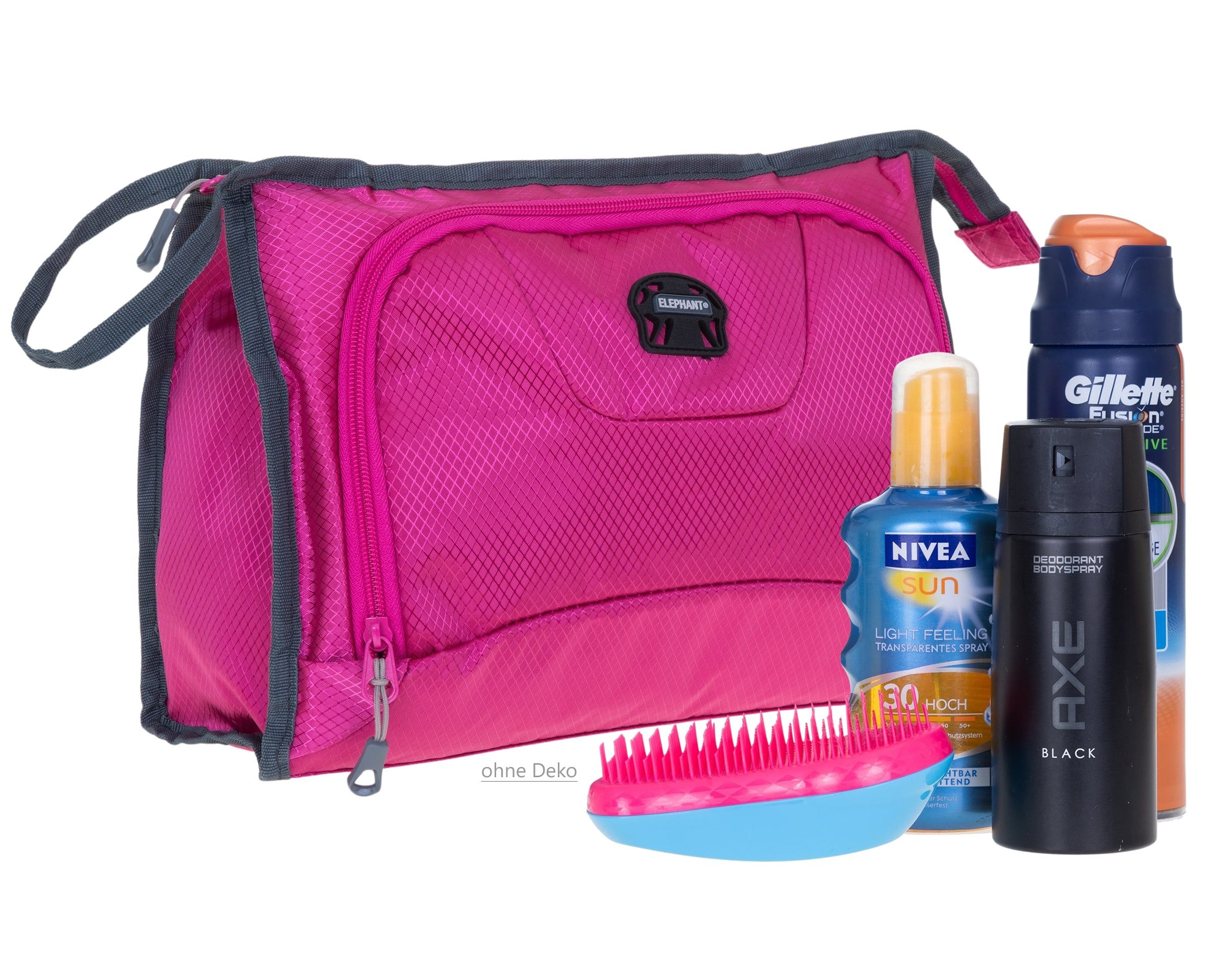 ELEPHANT Kulturbeutel Kulturtasche Trainer groß Kosmetiktasche, Washbag Reise Gepäck Beautycase Tasche