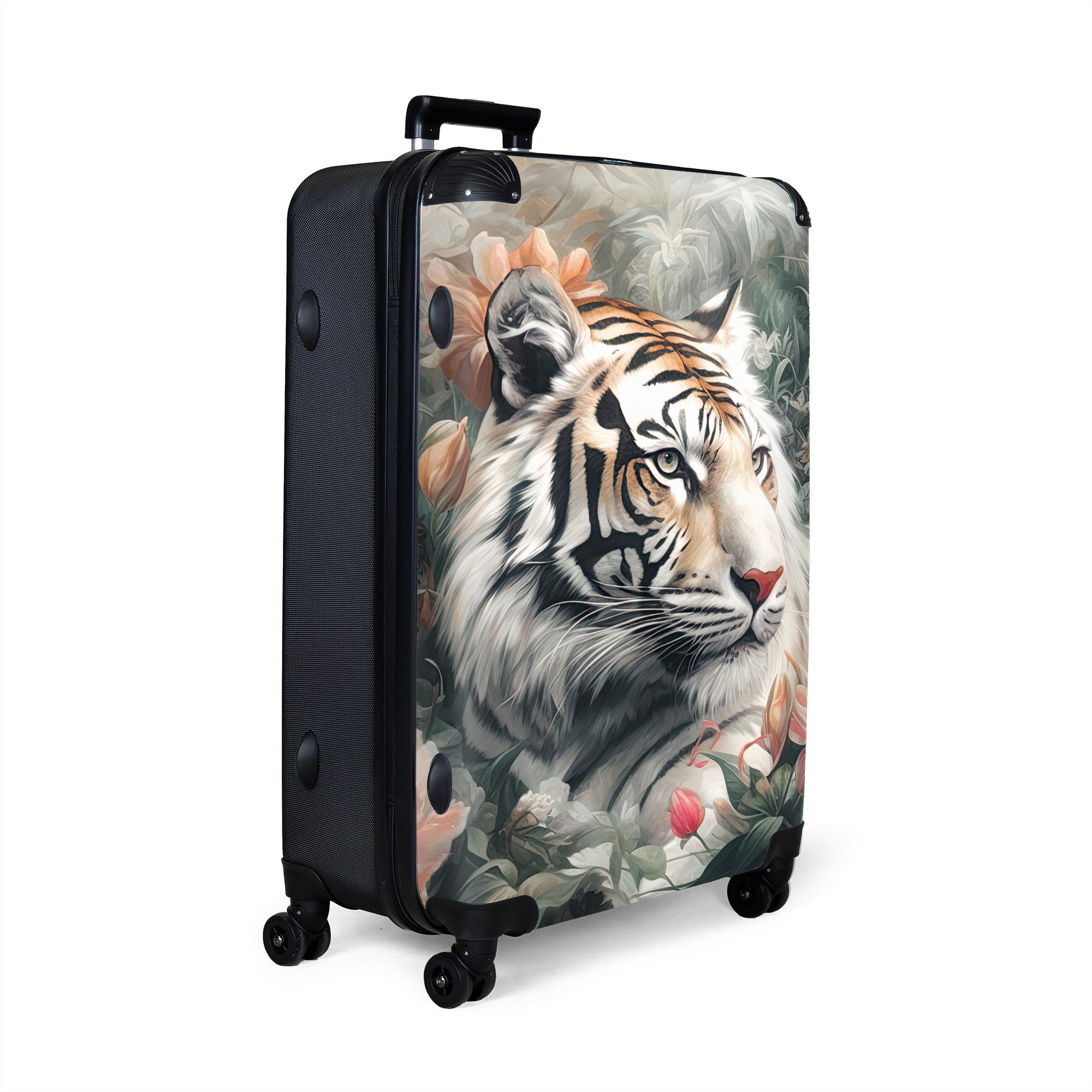 NoBoringSuitcases.com© Hartschalen-Trolley Tiger - Wildtiere - günstig online kaufen