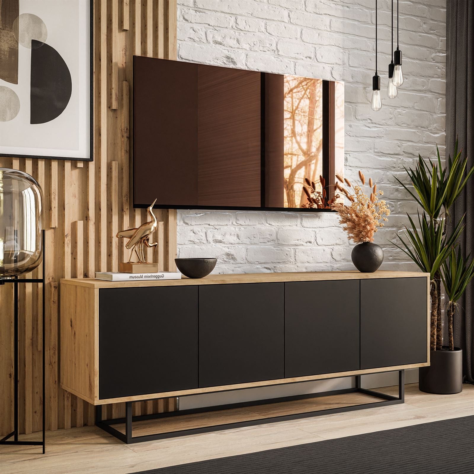Lookway TV-Schrank SANAYI LOFT mit Metallgestell günstig online kaufen