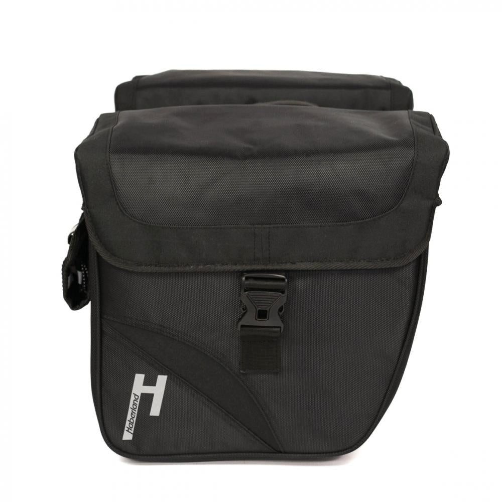 Haberland Fahrradtasche Haberland Doppeltasche 31l Carry On schwarz - geräumige Fahrradtasche