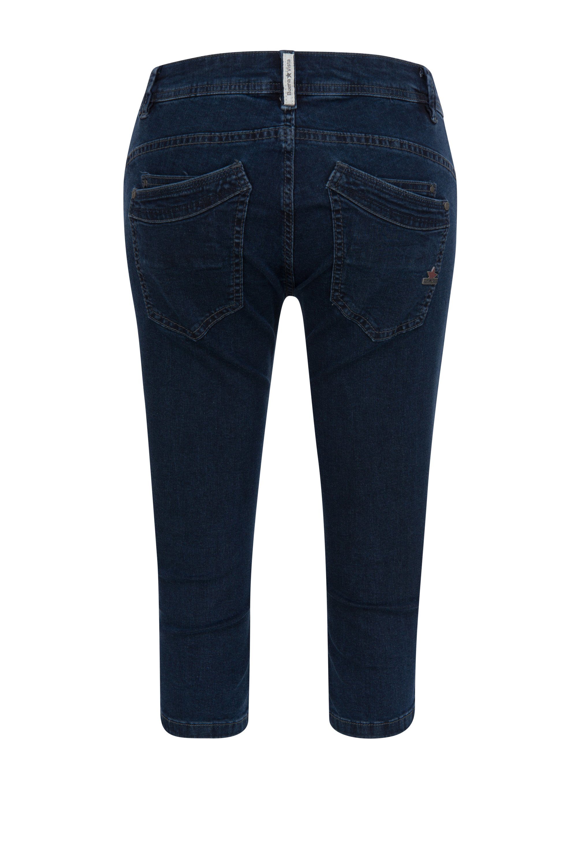 Damen Jeans Buena Vista Stretch-Jeans BUENA VISTA MALIBU CAPRI raw blue 2104 J5232 212.1