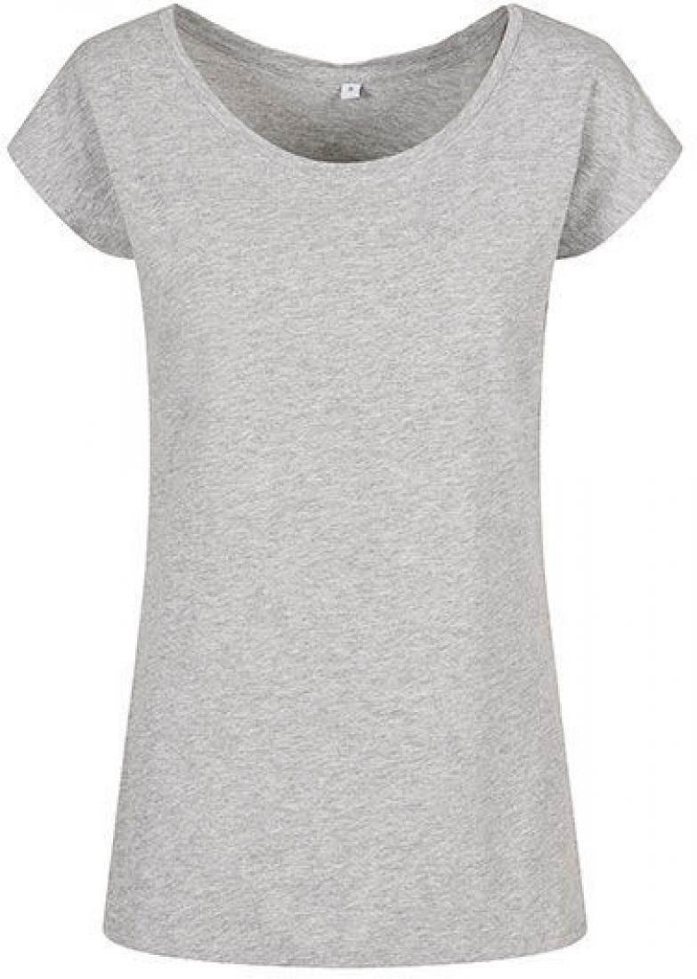 Build Your Brand Rundhalsshirt Ladies´ Wide Neck Tee Rundhalsausschnitt günstig online kaufen