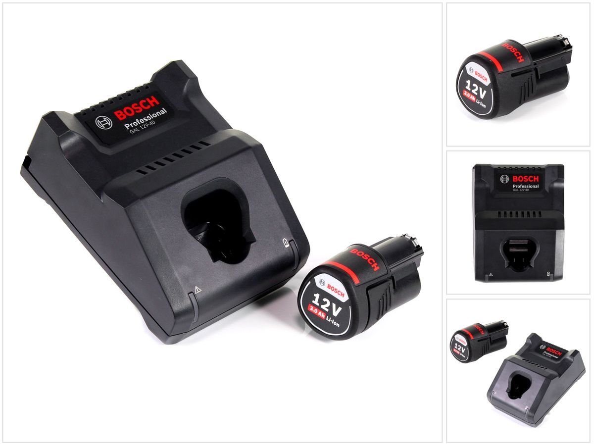 GAL 12V-40 Professional Schnell Ladegerät für 12V Akkus (1600A019R3 Schnelllade-Gerät