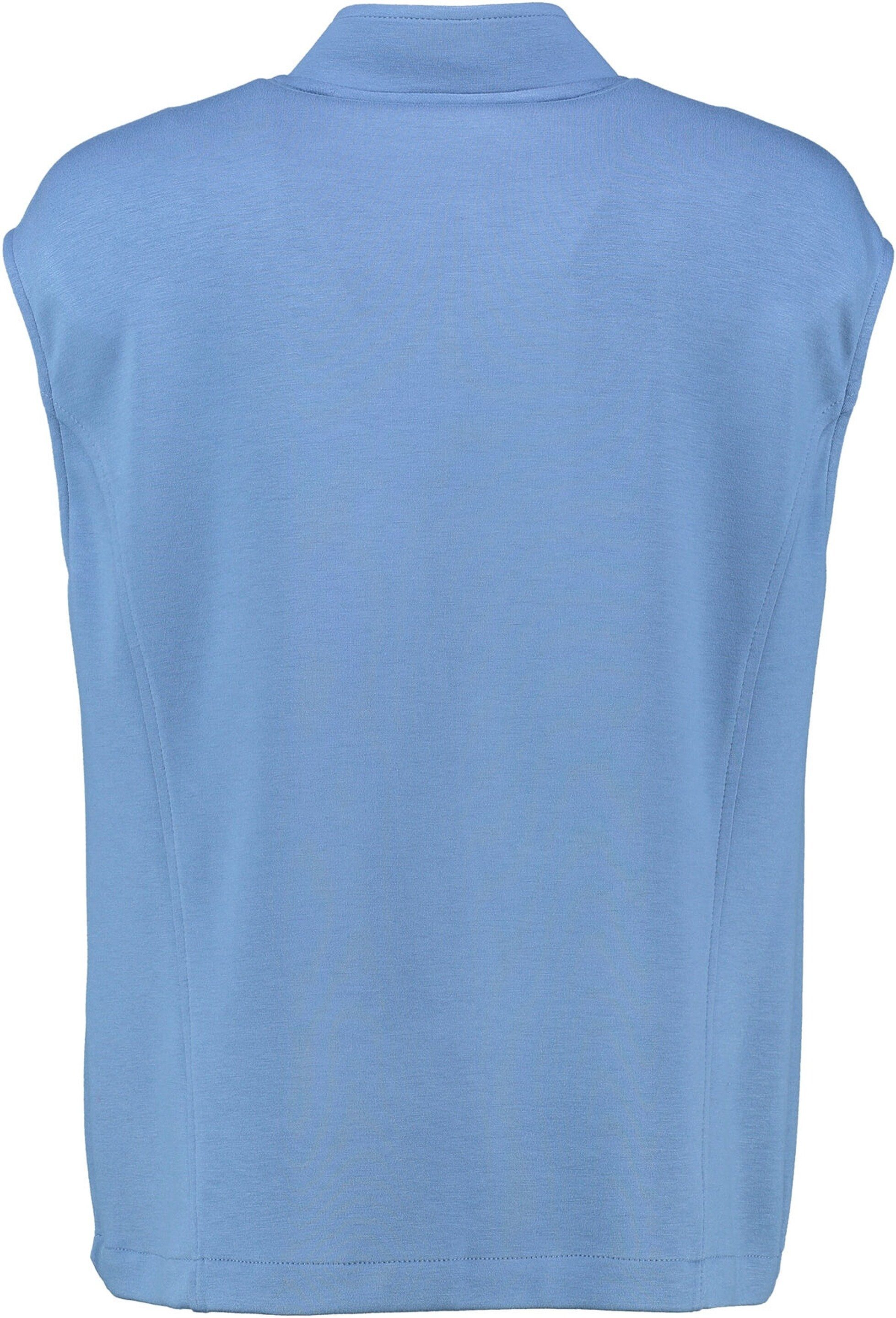 Rabe Shirtweste RABE Weste blau in weicher Stretch-Qualität