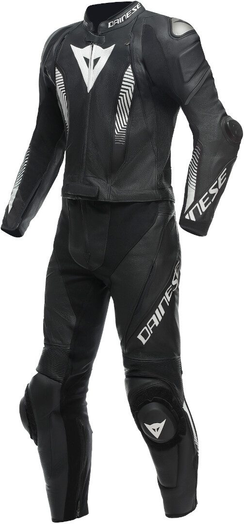 Dainese Motorradkombi Laguna Seca 5 S26 2-Teiler S/T Motorrad Lederkombi Atmungsaktiv thermisch protektoren reflektierende