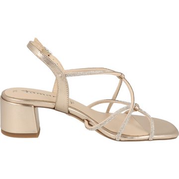 Tamaris 1-28236-42 Vegan Damen elegante Absatzsandalen Riemchensandale Gepolstert, verstellbar