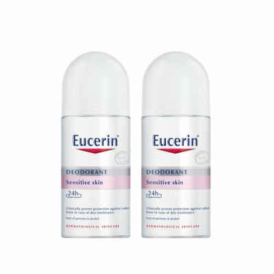 Eucerin Deo-Zerstäuber Roll On Deodorant Empfindliche Haut 2x50ml