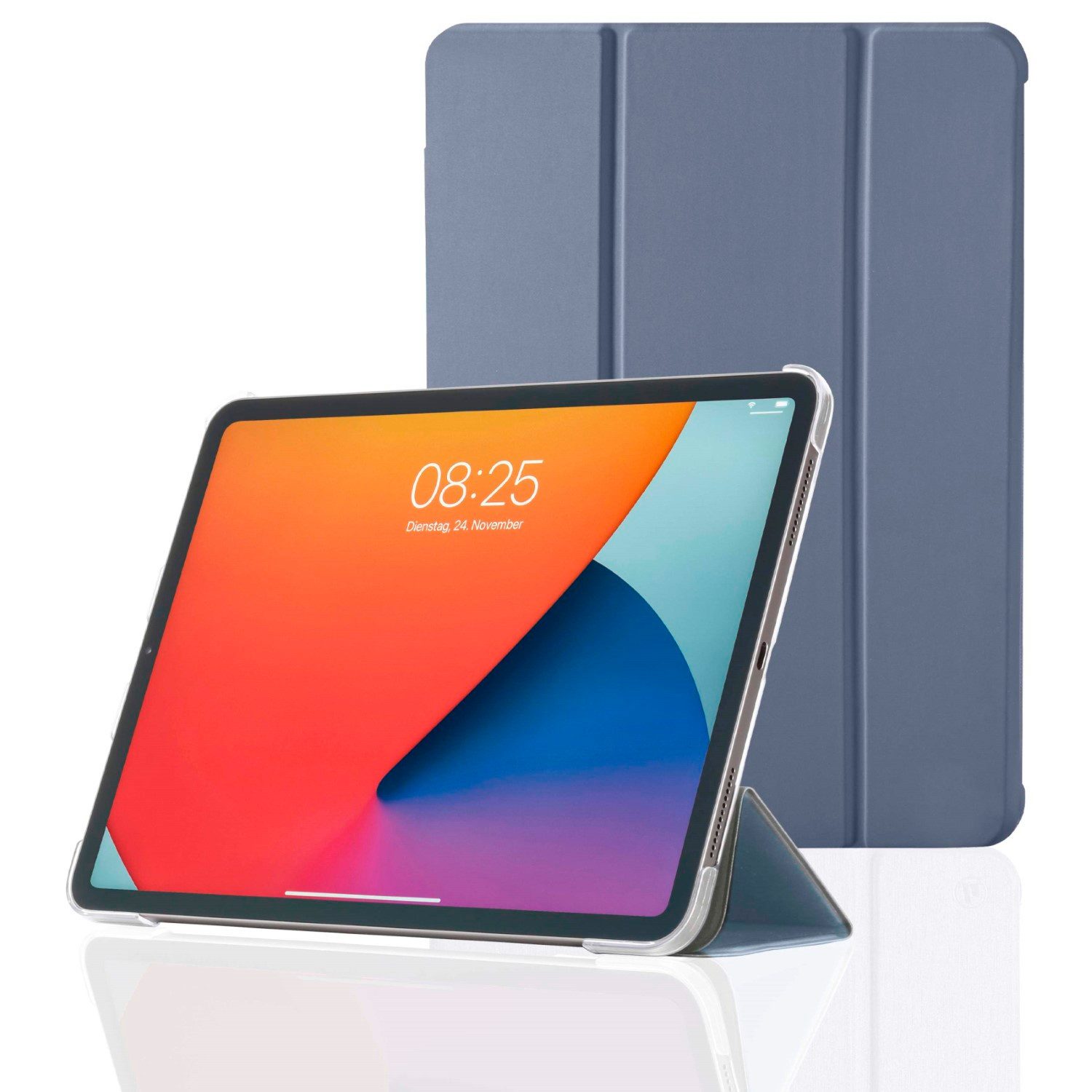 Hama Tablet-Hülle Smart Case Fold Clear Tasche Cover Hülle Flieder, für Apple iPad Pro 12,9" 2020 4. Generation 2021 5. Gen. 2022 6. Gen.