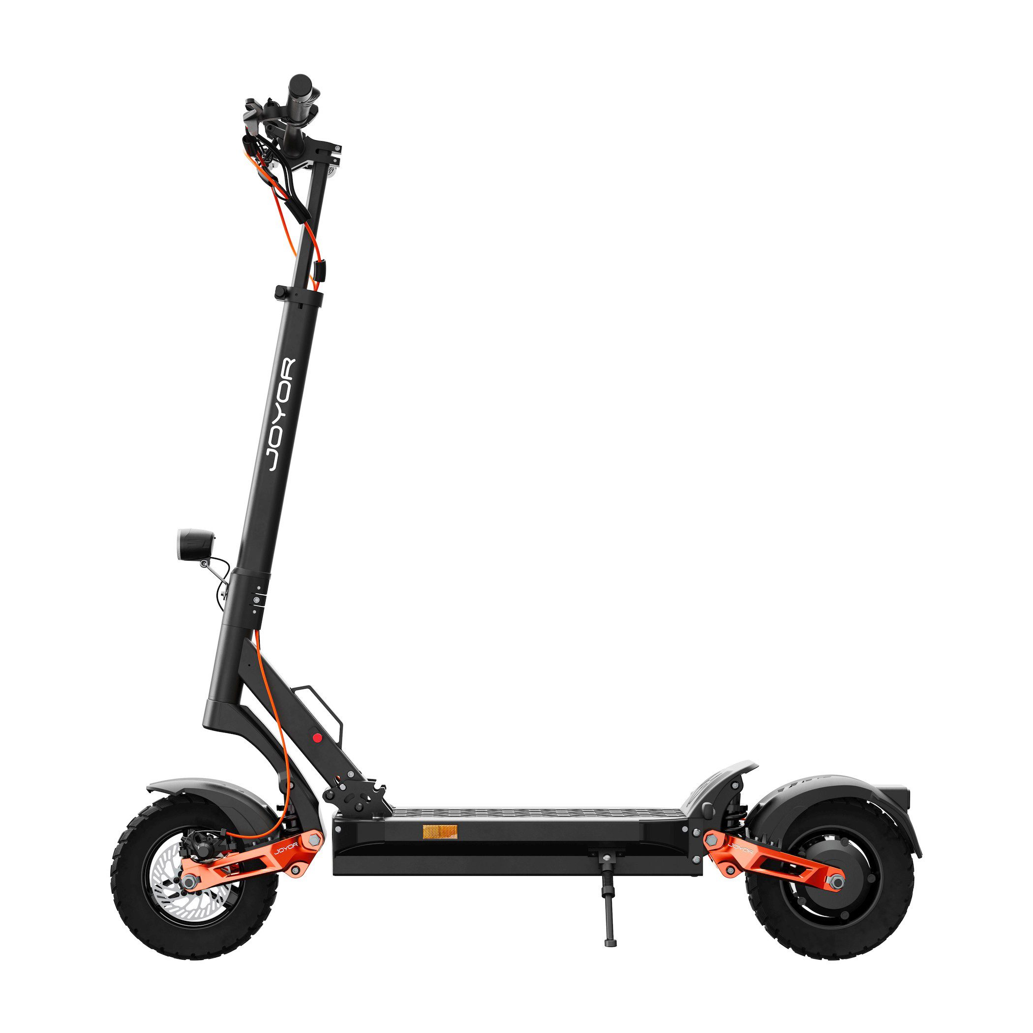 JOYOR E-Scooter T6E Pro bis 90km Reichweite Blinker offroad Straßenzulassung ABE 500W, 500 W, 20 km/h, (Long-Range-Performance-Kit, mit hydraulischer Vollfederu – Bild 4 von 5