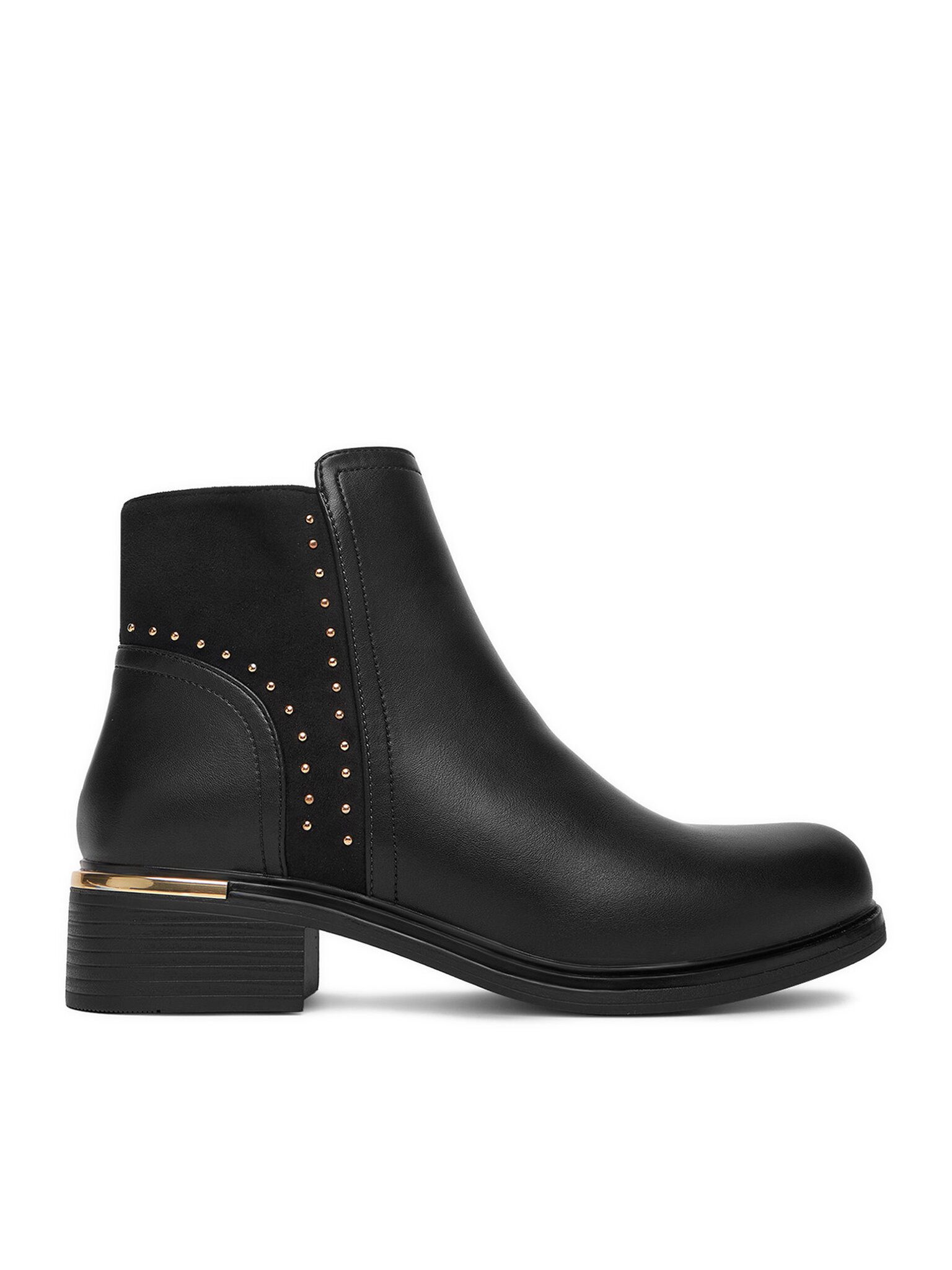 DeeZee Deezee Damen-Knöchelstiefel Schwarz HX21055-38 Stiefel