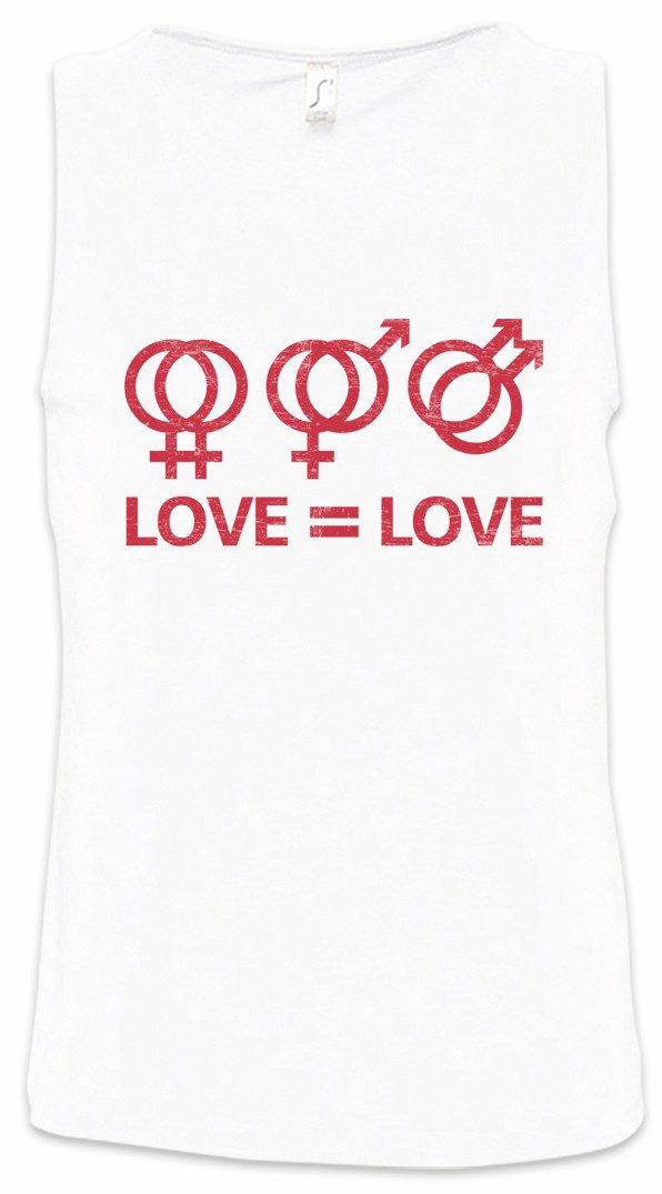 Urban Backwoods Tanktop Love Love Ärmelloses T-Shirt Queer Gay Schwul Lesbian Homosexuell Trans Bisexuell Homosexual Bisexual