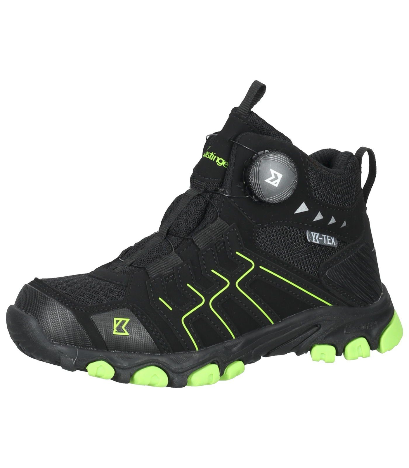 Schwarz Wanderschuh Lime Lederimitat/Textil Kastinger Wanderschuhe