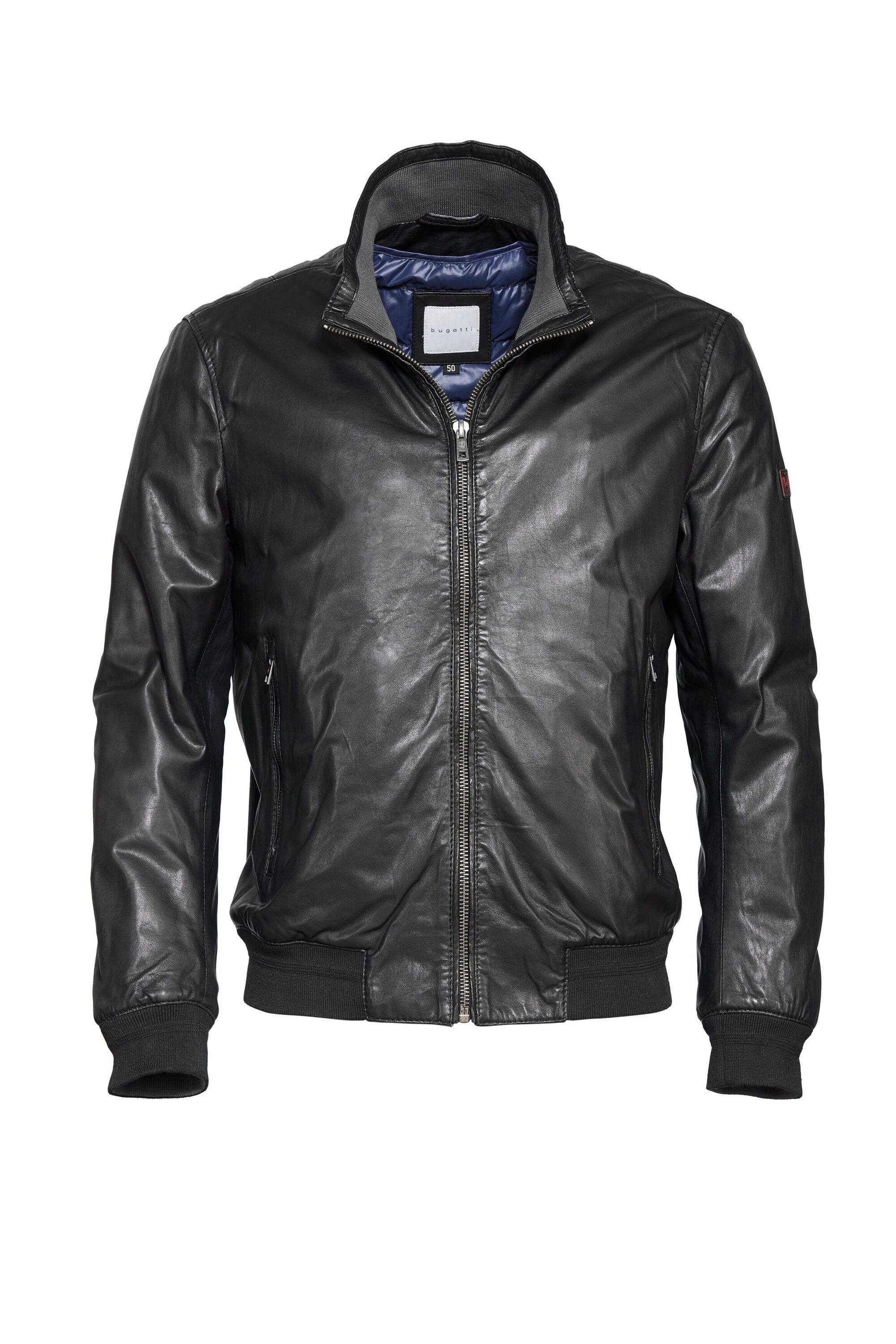 bugatti Lederjacke BUGIOVANNI (1-St) aus hochwertigem Leder