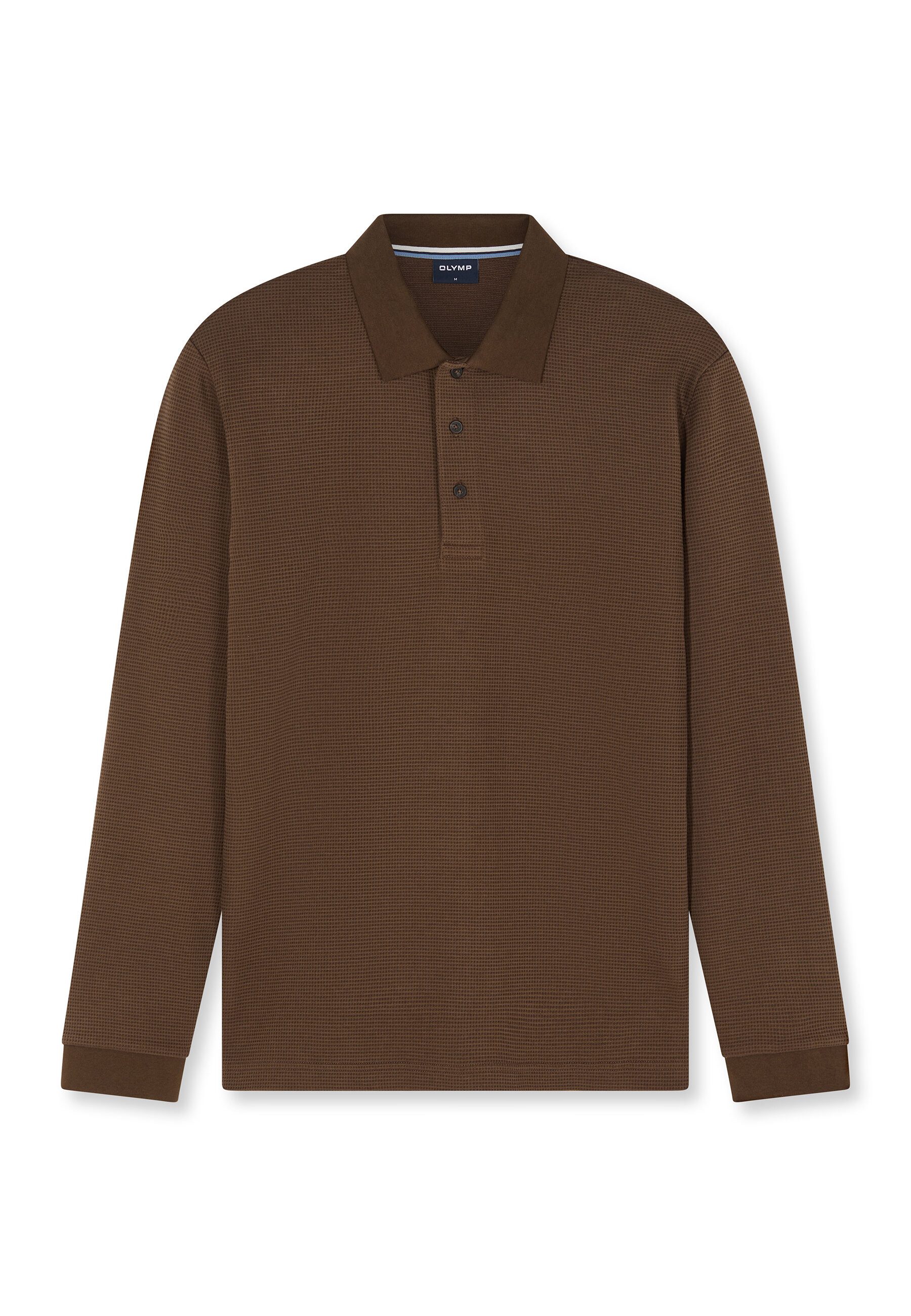 OLYMP Poloshirt OLYMP Casual Wirk, Polo langarm