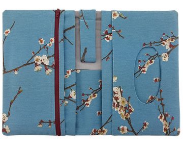 JOLLAA Windeltasche Japan Blüten & Kirsche, kleine Wickeltasche für Windeln & Feuchttücher, Wickelmäppchen
