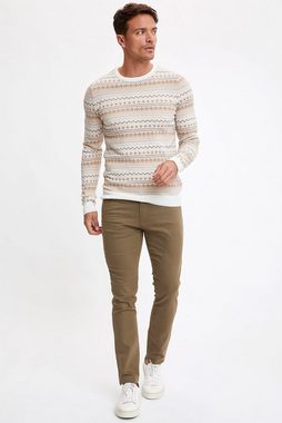 DeFacto Strickpullover Herren Strickpullover SLIM FIT