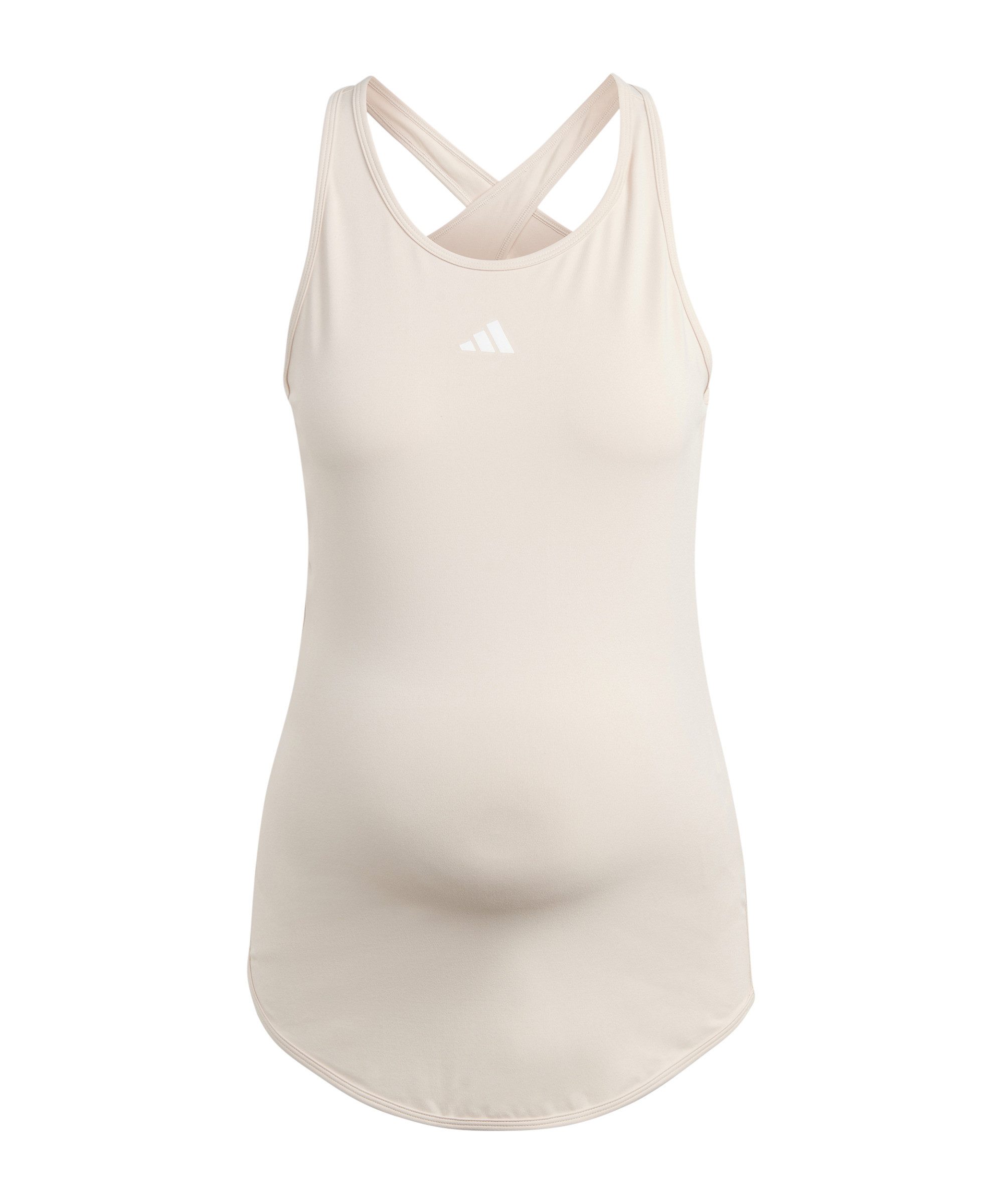 adidas Performance T-Shirt adidas Performance Tanktop Damen Beige Polyester