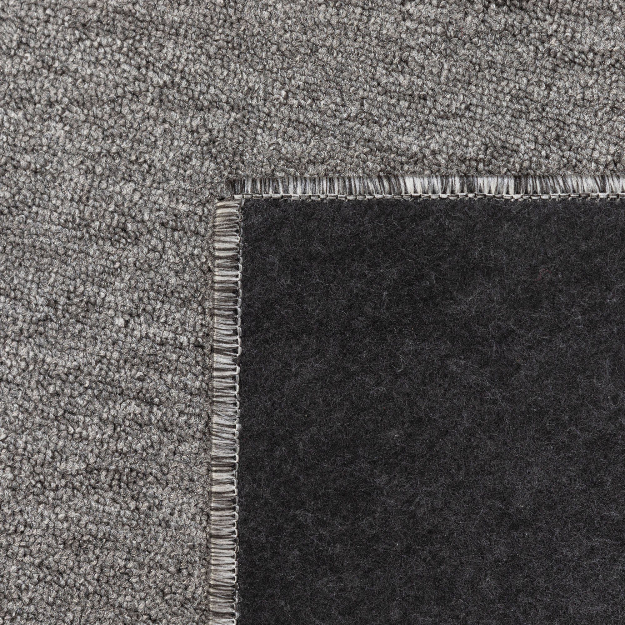 SIMPEX24 Teppich Unicolor - Einfarbig, Läufer, Höhe: 7 mm, Kurzflor Schlingen Teppich Wohnzimmer Einfarbig Modern Teppiche