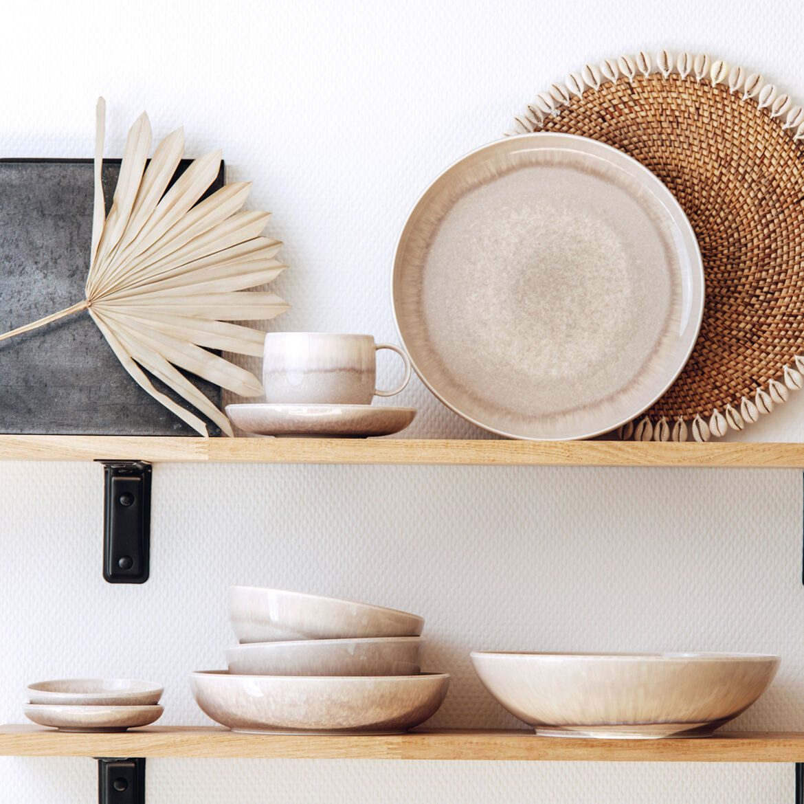 Villeroy & Boch Salatschüssel Perlemor Sand, Porzellan, Spülmaschinengeeignet – Bild 3 von 5
