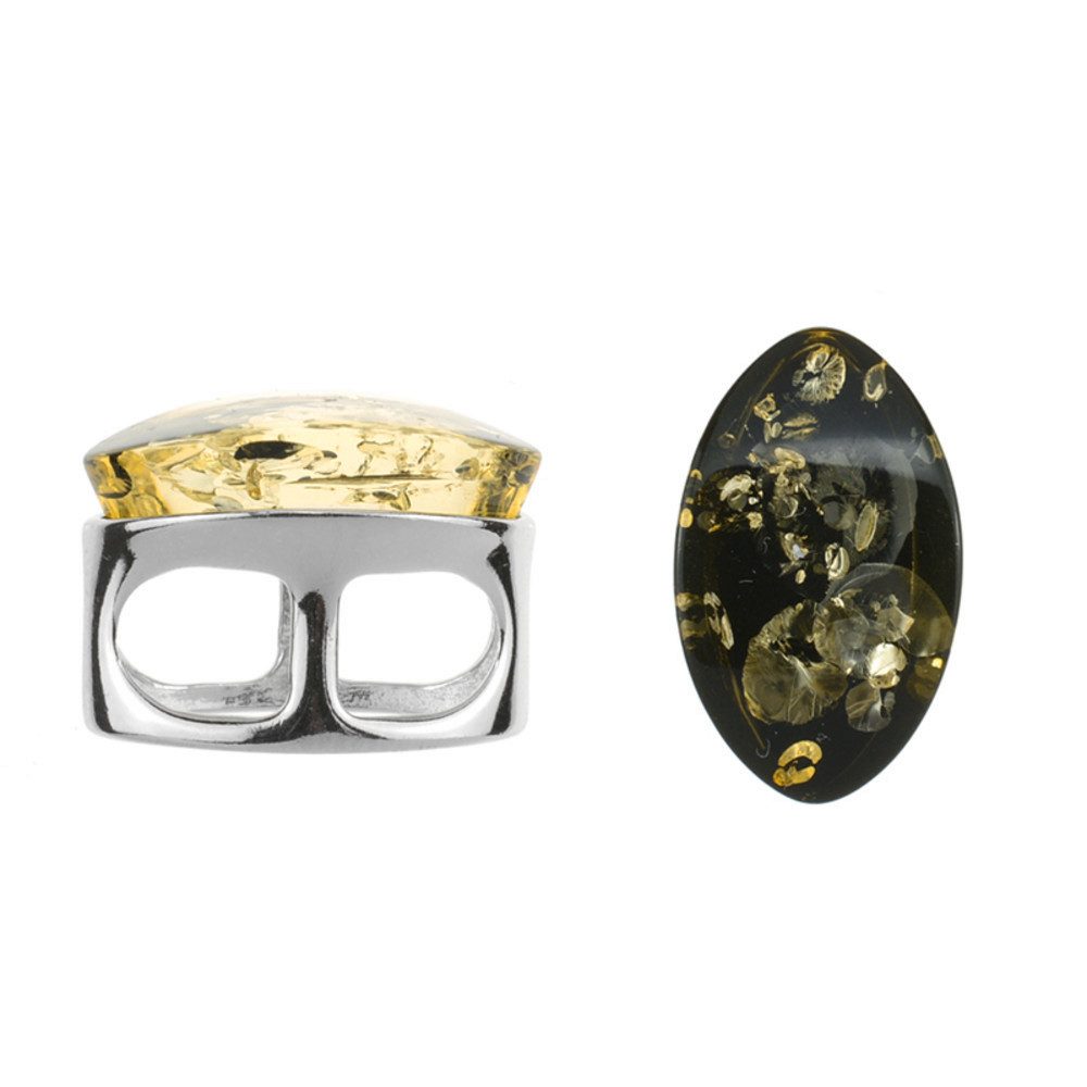 Cavill Kettenanhänger Cavill Echtschmuck Sterlingsilber Anhänger 2,35 ct Bernstein (1-tlg)