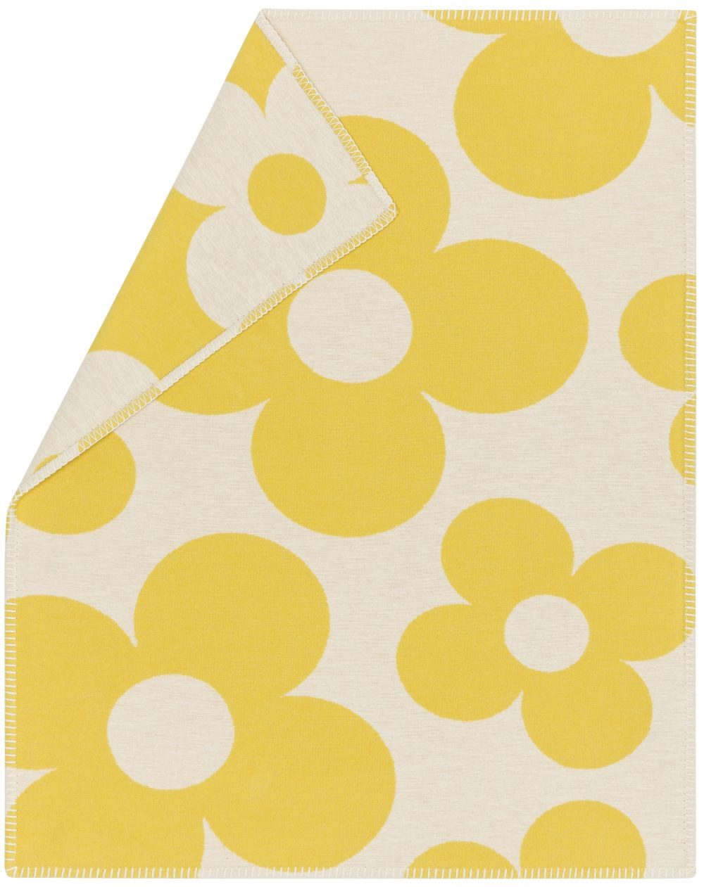 Babydecke Lena 'Flowers' 70 x 90 cm, DAVID FUSSENEGGER, Blumen