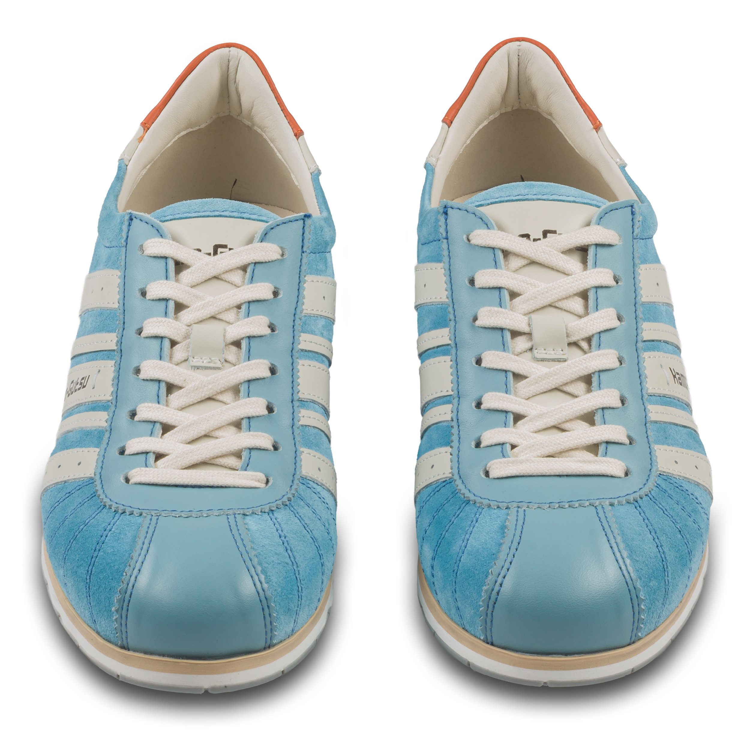 Kamo-Gutsu Sneaker Herren blau / weiß, Wildleder (TIFO-046 cielo) Sneaker Handgefertigt in Italien