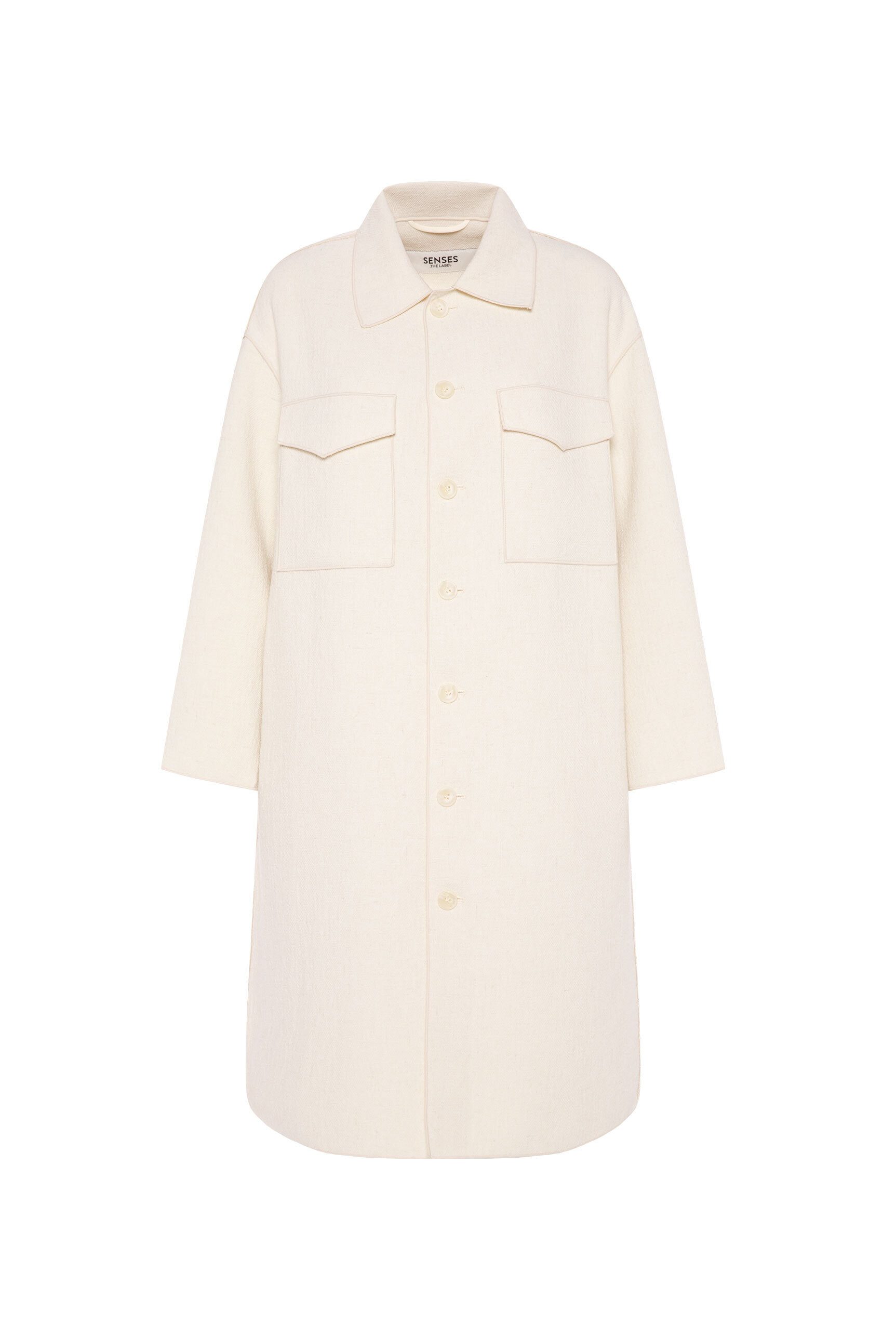 SENSES.THE LABEL Langjacke mit langem Gehschlitz günstig online kaufen