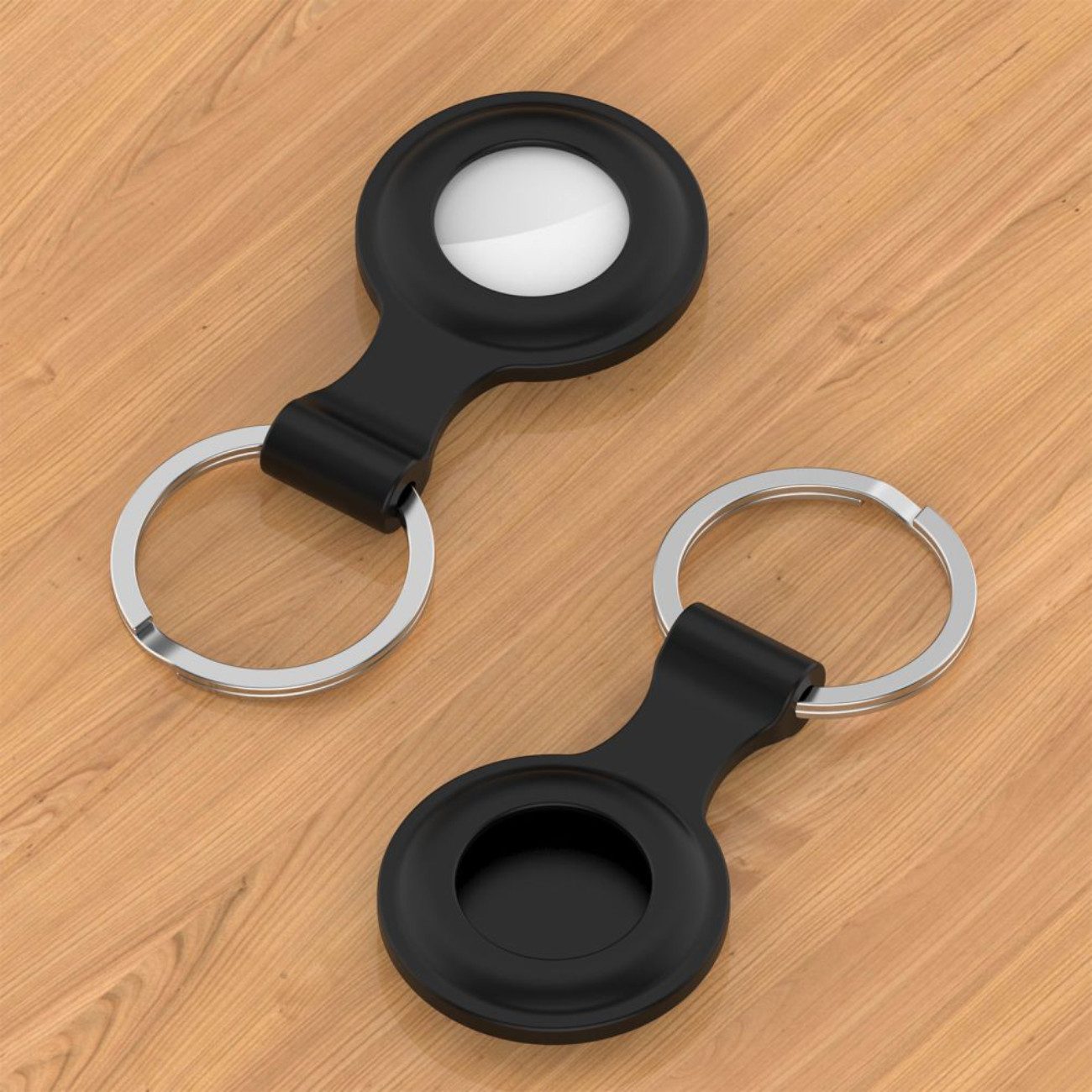 TECH PROTECT Schlüsselanhänger Icon, Silikonhülle mit Karabiner für AirTag