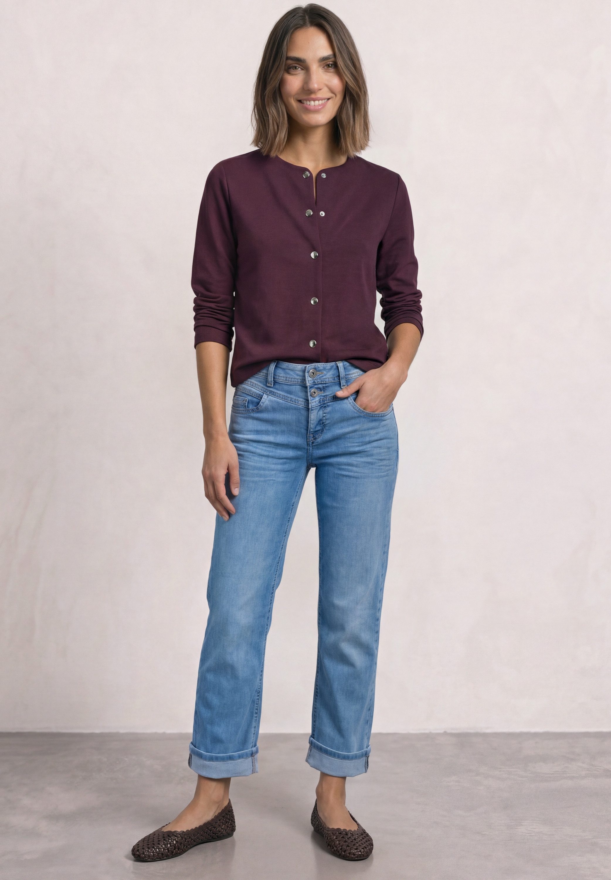 STREET ONE Cardigan in Unifarbe