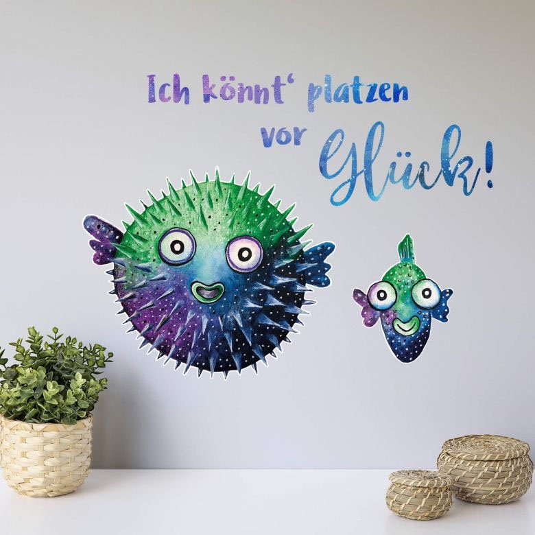 Wall-Art Wandtattoo Könnt platzen vor Glück St) (1