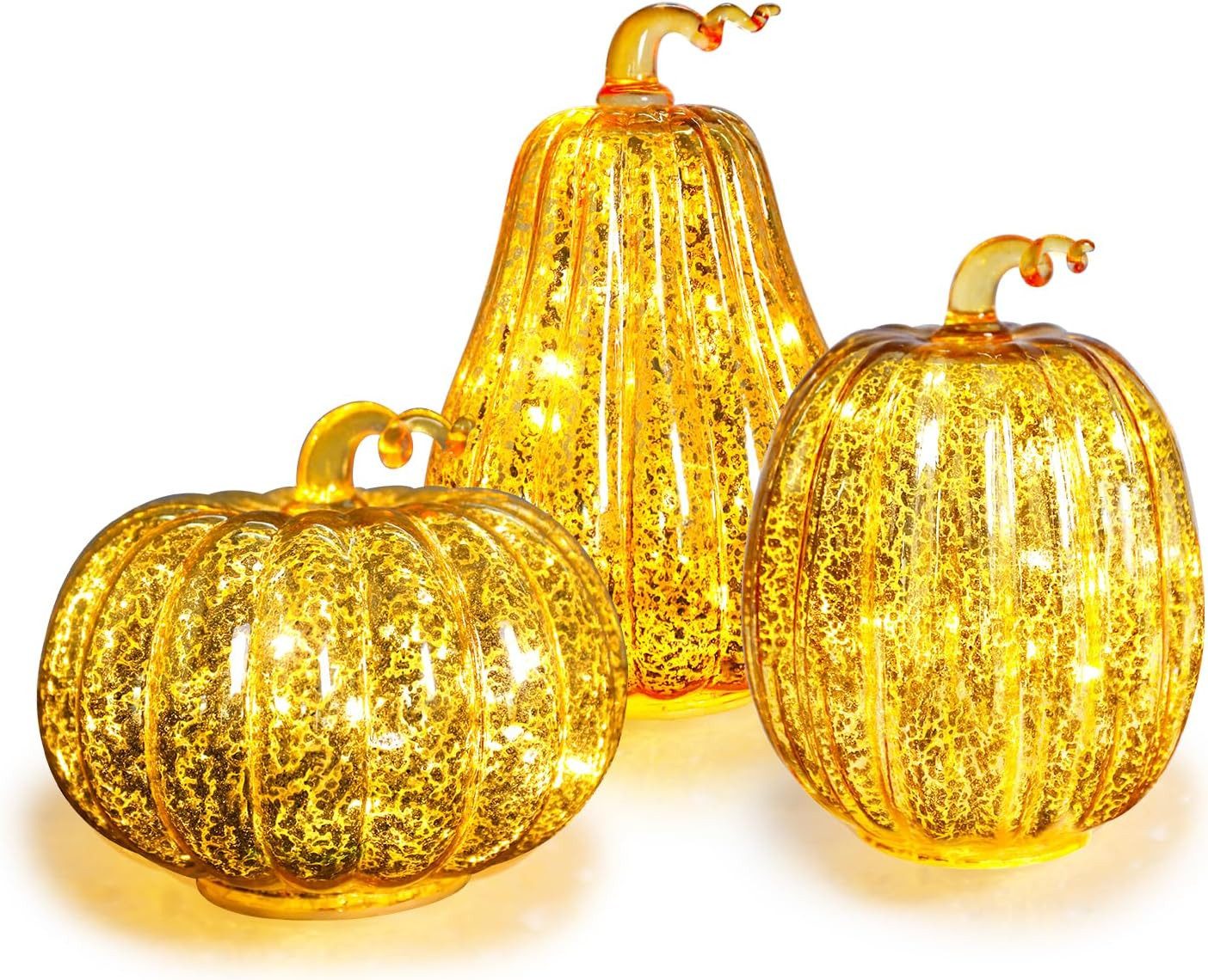 Coonoor LED-Dekofigur Herbstdeko LED Kürbis Laterne günstig online kaufen