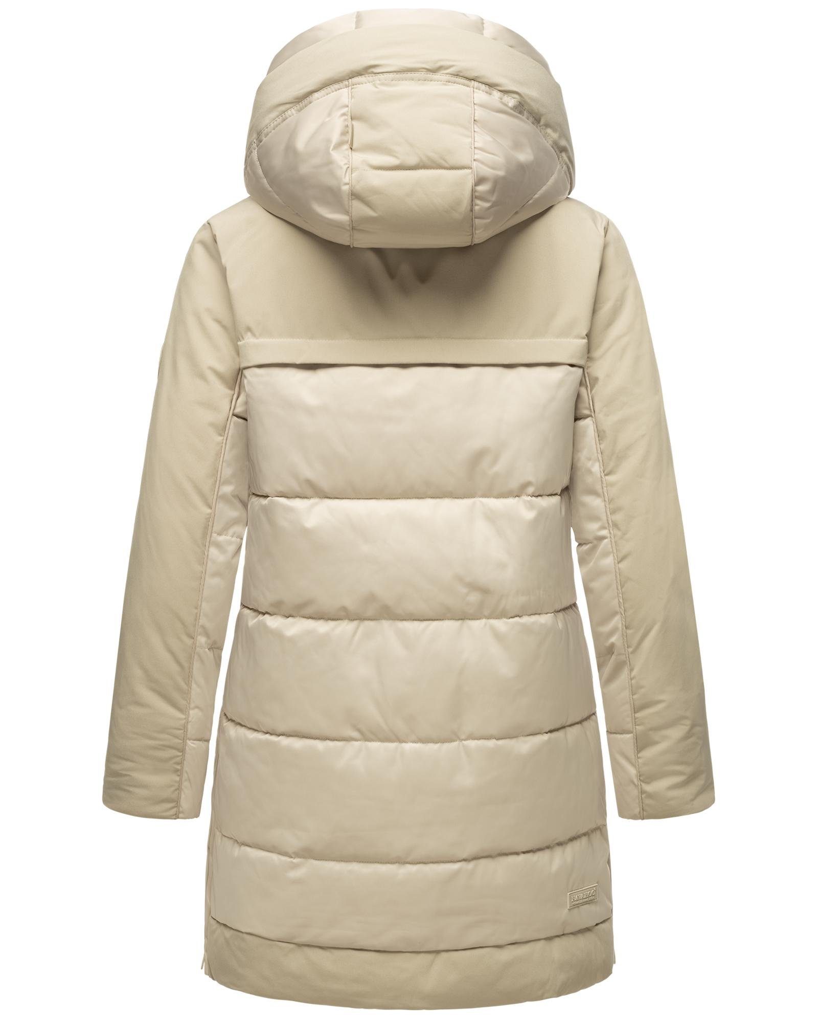 Navahoo Steppjacke Samtkätzchen Modischer, gesteppter Damen Winter Kurzmantel