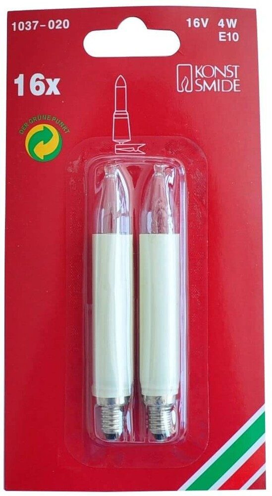 KONSTSMIDE LED-Leuchtmittel E10, 4W, weiß, ø15mm, E10