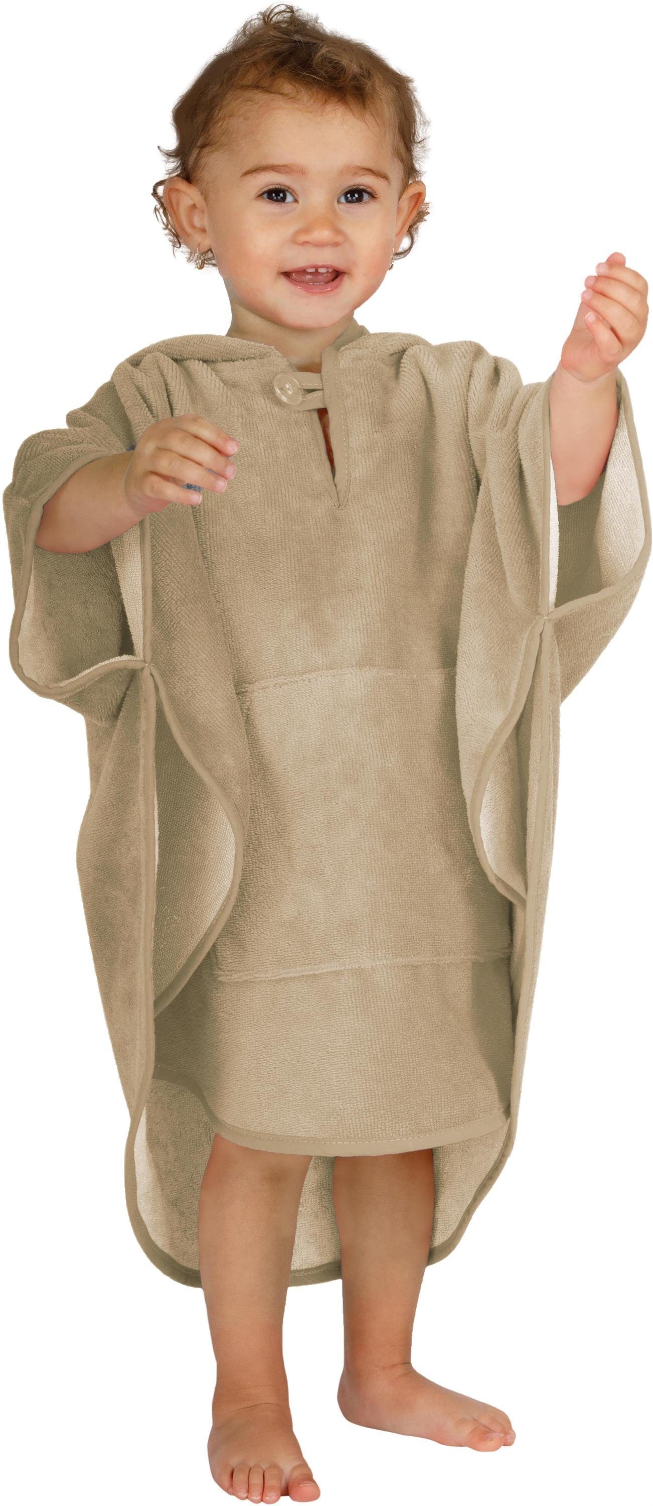 Badeponcho Kinder Badeponcho weich (55 cm x 70 cm)