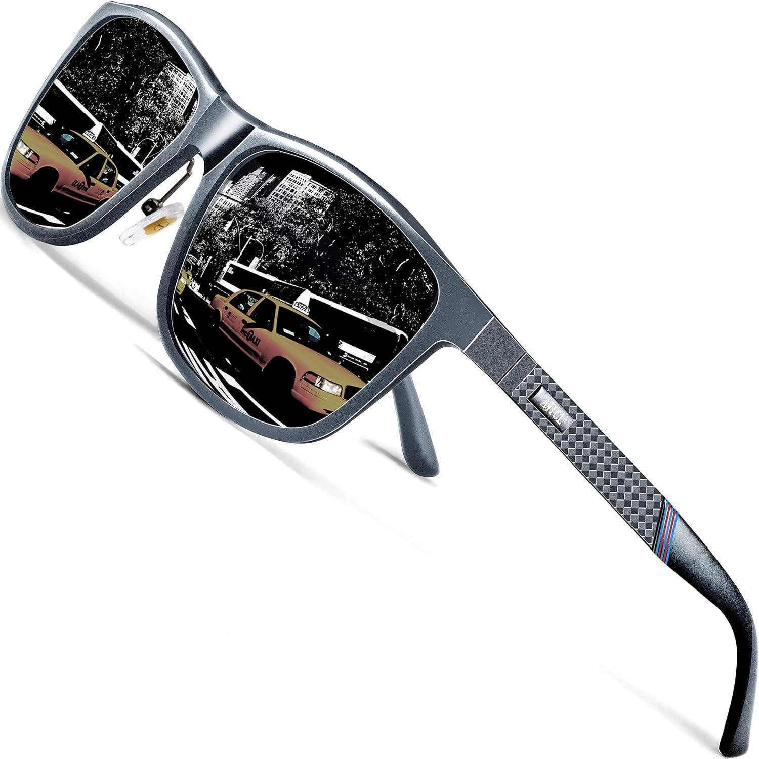LuxusKollektion Sonnenbrille Sonnenbrille Herren Grauer Rahmen+schwarze Linse Nicht Gespiegelt