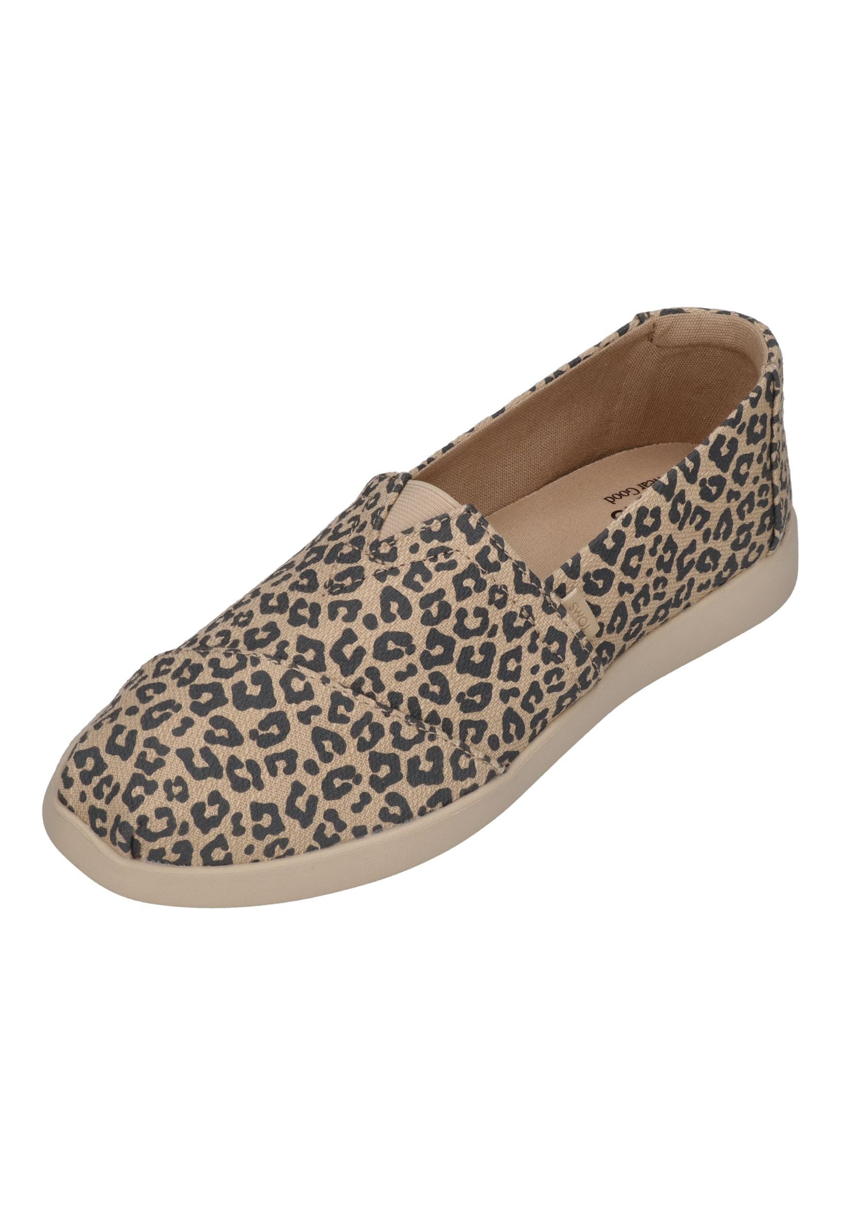 TOMS ALPARGATA PLUS Espadrille Oatmeal Small Leopard Spots günstig online kaufen