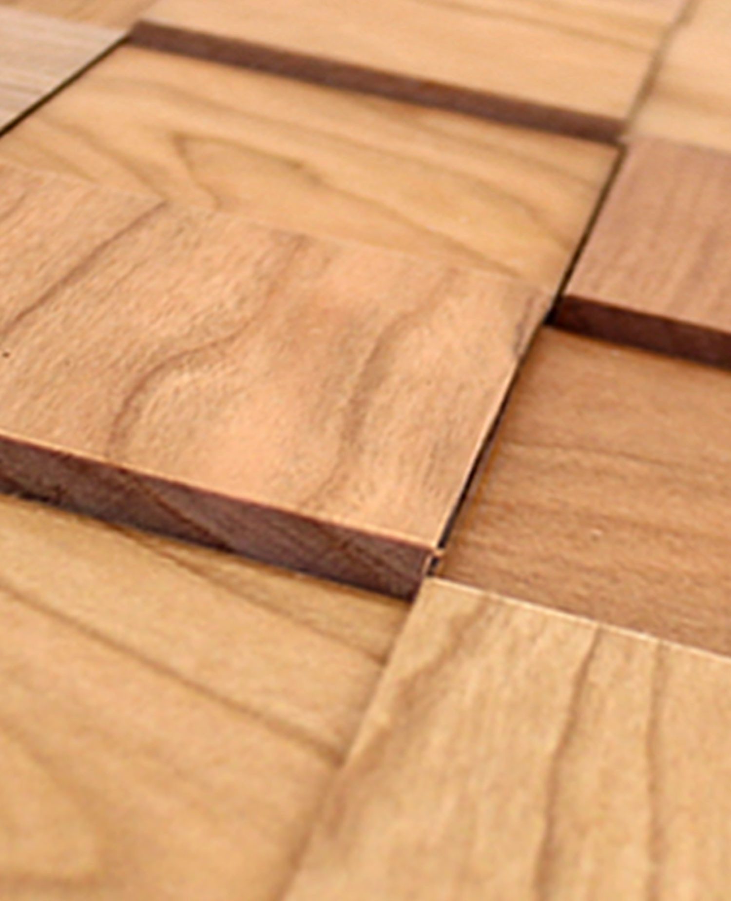 wodewa GmbH 3D Wandpaneel Vollholz - Serie 50 -, BxL: 5x5 cm, 0,00 qm, (Matte, 36-tlg., 0,09 m) 3D-Optik, Selbstklebend