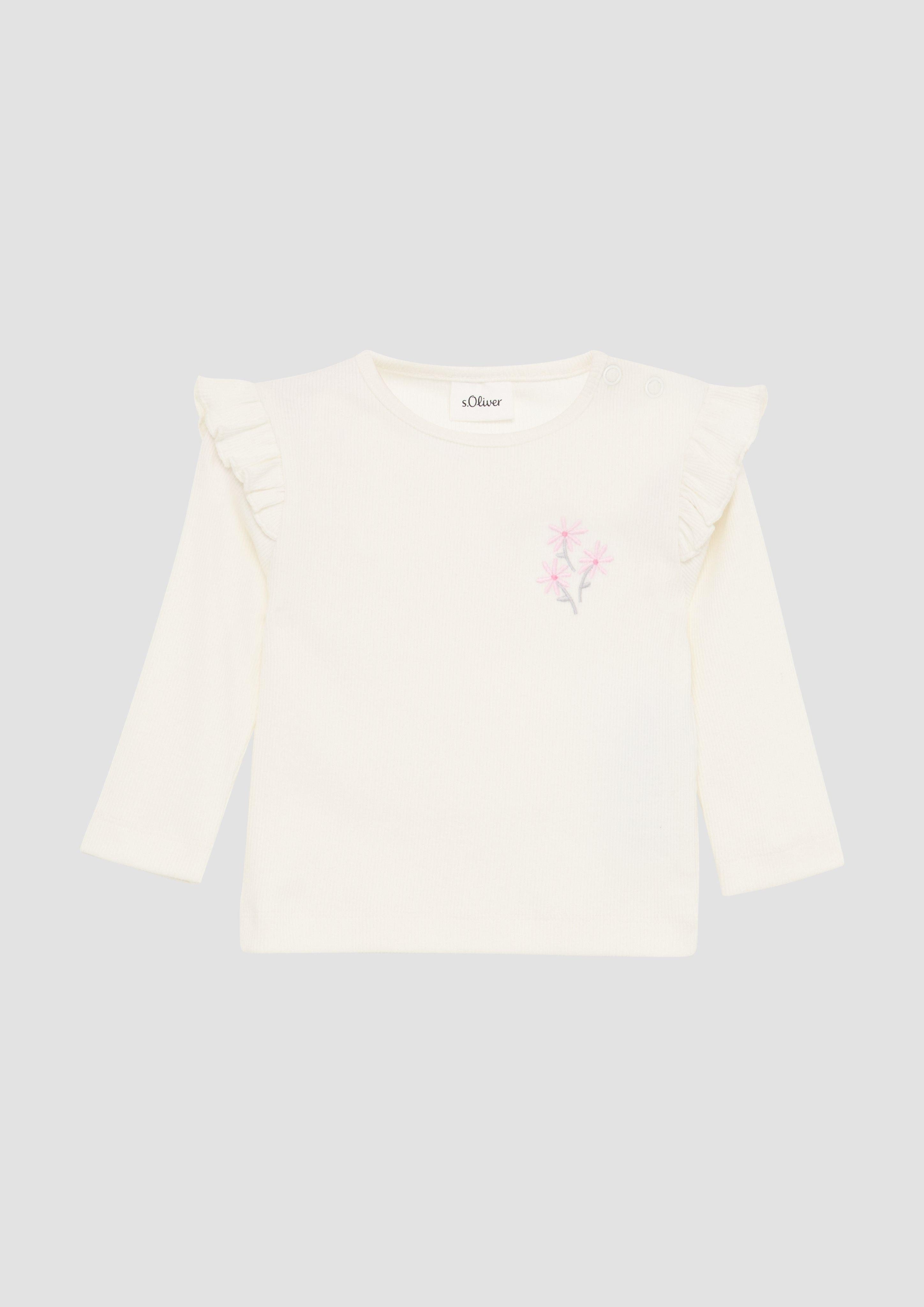 s.Oliver Langarmshirt Weiches Langarmshirt aus elastischer günstig online kaufen