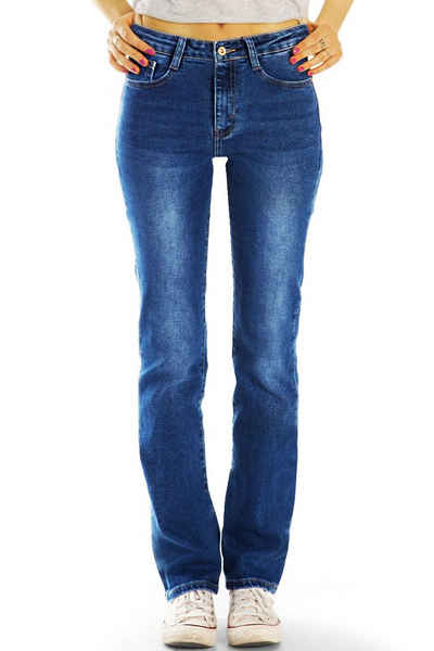 be styled Straight-Jeans Medium waist straight cut Джинси regular stretch Hosen - Damen - j34L mit Stretch-Anteil, 5-Pocket-Style