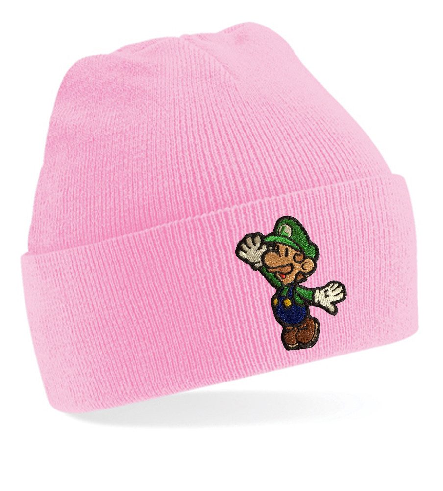 Blondie & Brownie Beanie Luigi – Stylische Mütze für Mario-Fans, Grünes Design